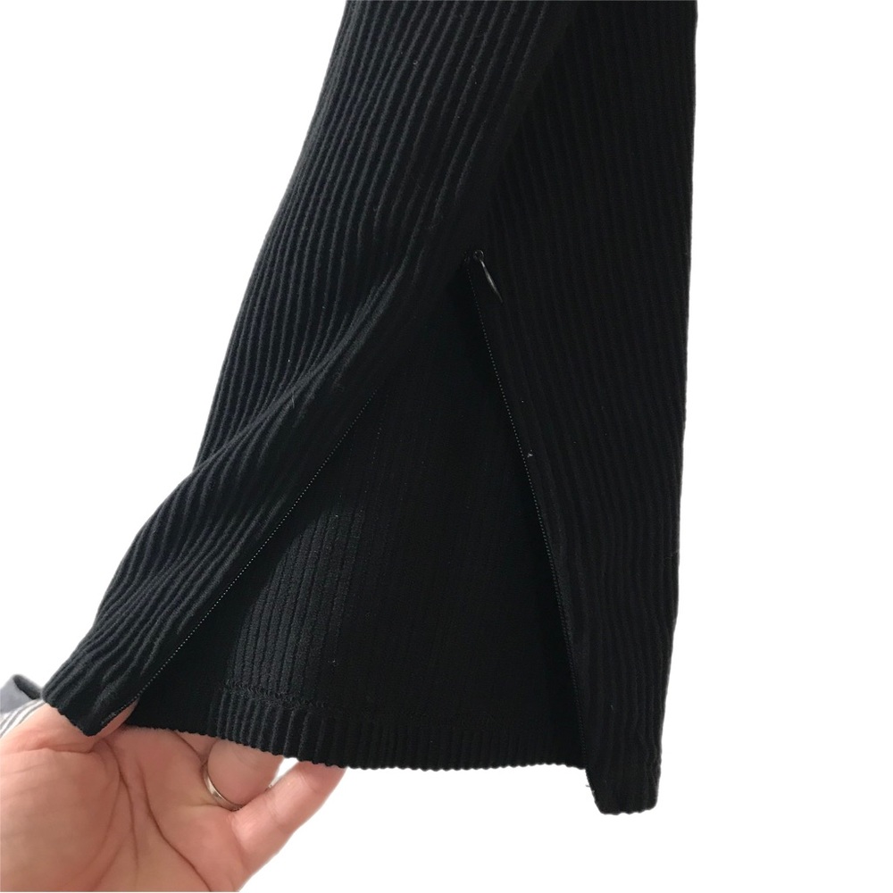 Good American Black Dramatic Zip Long Sleeve - Picture 7 of 11
